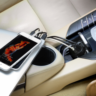 AUKEY USB adaptér do auta 3 porty quick charger CC-T11