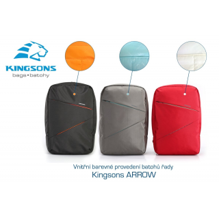 Kingsons Arrow Grey 15,6