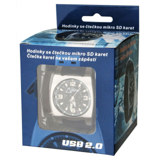 CEL-TEC hodinky s čítačkou na microSD karty