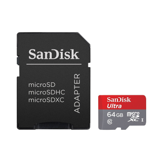 ADATA Premier Pro microSDXC 64GB UHS-I + SD adaptér
