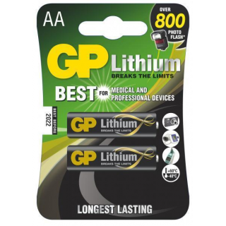 8x GP batéria líthiová FR6 2BL AA