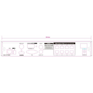 Kamerový set 1x AVTECH NVR AVH2109AX a 8x 2MPX IP Dome kamera AVTECH DGM2203ASVSEP + 8x Kabel UTP 1x RJ45 - 1x RJ45 Cat5e 15m!