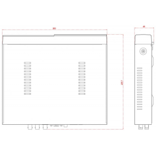 Kamerový set 1x AVTECH NVR AVH2109AX a 8x 2MPX IP Bullet kamera AVTECH DGM2103ASVP
