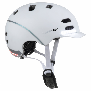 Safe-Tec SK8 White L (58cm - 61cm)