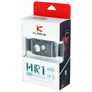 Nabíjacia čelová lampa Klarus HR1 Pro Black
