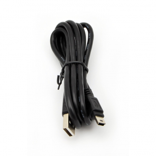 CEL-TEC USB kábel A-B mini 1m, čierny