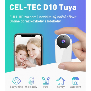 CEL-TEC D10 Tuya - domáca Wi-Fi mini kamera