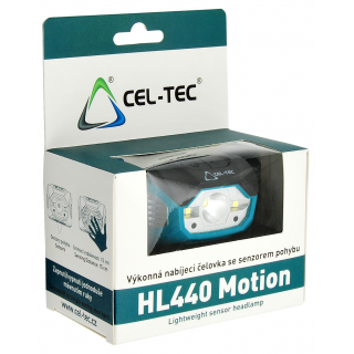 CEL-TEC HL440 Motion - Nabíjacia čelovka s pohybovým senzorom