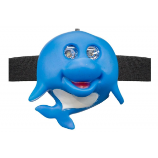 OXE LED čelová lampa, delfín
