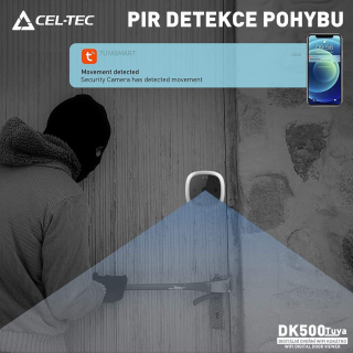 Digitálny dverový priezor (kukátko) CEL-TEC DK500 Tuya