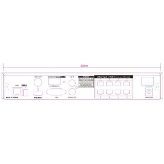 Kamerový set 1x AVTECH NVR AVH2109AX a 8x 2MPX IP Bullet kamera AVTECH DGM2103ASVP