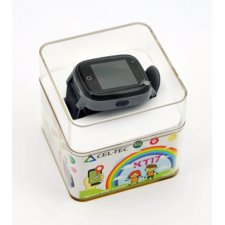 CEL-TEC KT17 Black - detské 4G hodinky s GPS lokátorom a fotoaparátom