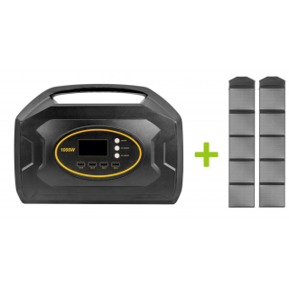 OXE POWERSTATION S1000 A SOLÁRNY PANEL - MULTIFUNKČNÁ DOBÍJACIA ELEKTROCENTRÁLA