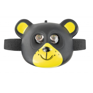OXE LED čelovka, čierny medveď