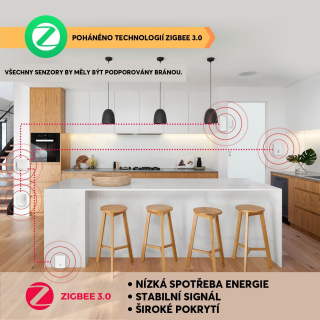 NOUS E4 ZigBee Tuya detektor úniku vody