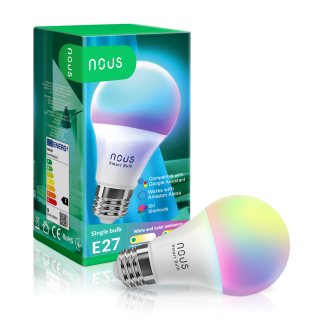 Inteligentná LED žiarovka NOUS P3 WiFi Tuya RGB E27