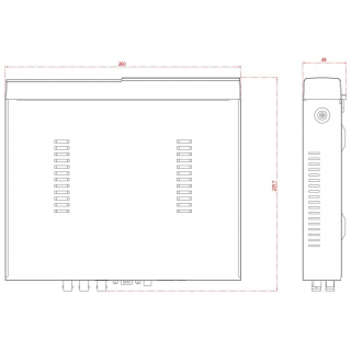Kamerový set 1x AVTECH NVR AVH2109AX a 4x 2MPX IP Bullet kamera AVTECH DGM2103ASVP