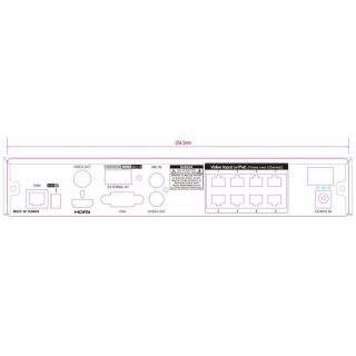 Kamerový set 1x AVTECH NVR AVH1109 a 4x 5MPX IP Bullet kamera AVTECH AVTECH AVM5547 + 4x Kabel UTP 1x RJ45 - 1x RJ45 Cat5e 15m!