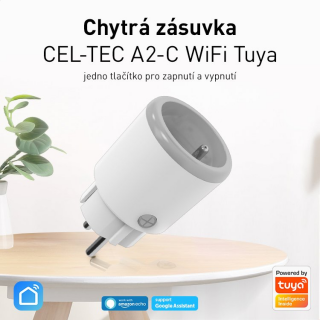 Inteligentná zásuvka CEL-TEC A2-C WiFi Tuya