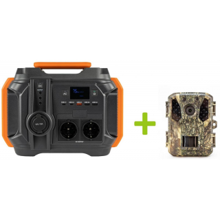 Elektrocentrála OXE Powerstation A501 (500W/540Wh) a fotopast OXE Gepard II