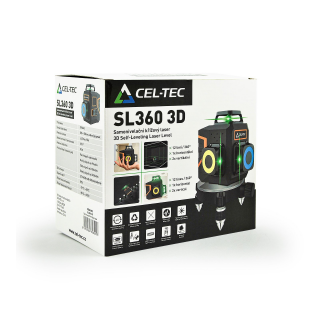 Samonivelačný 3D liniový laser CEL-TEC SL360 3D