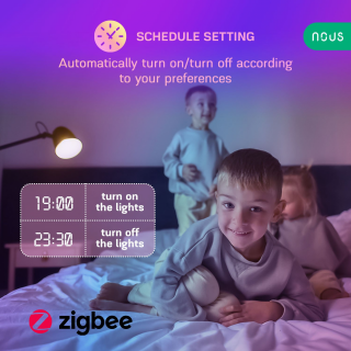 NOUS P3Z ZigBee Tuya RGB E27 - Inteligentná žiarovka