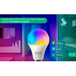 NOUS P3Z ZigBee Tuya RGB E27 - Inteligentná žiarovka