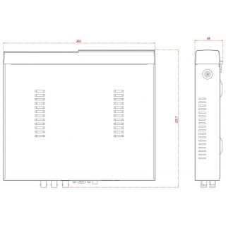 Kamerový set 1x AVTECH NVR AVH2109AX a 4x 8MPX IP Dome kamera AVTECH DGM8208SVAT + 4x Kabel UTP 1x RJ45 - 1x RJ45 Cat5e 15m!