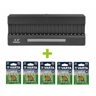 OXE Battery Charger AA + 20 ks AA 2100mAh 572009