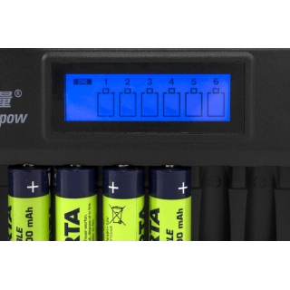 OXE Battery Charger AA + 8 ks AA 2100mAh 572007