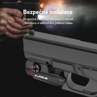 KLARUS GL1 VÝKONNÁ TAKTICKÁ LAMPA NA ZBRAŇ