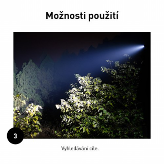 KLARUS GL2 VÝKONNÁ TAKTICKÁ LAMPA NA ZBRAŇ