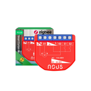 NOUS B4Z SMART ZIGBEE OVLÁDAČ ŽALÚZIÍ A GARÁŽOVÝCH BRÁN