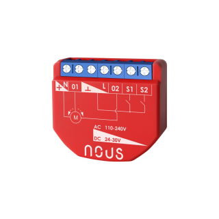 NOUS B4Z SMART ZIGBEE OVLÁDAČ ŽALÚZIÍ A GARÁŽOVÝCH BRÁN