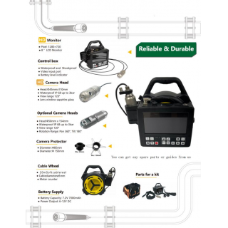 OXE CHIMCAM PROFI 360 - PROFESIONÁLNA KOMÍNOVÁ INŠPEKČNÁ KAMERA