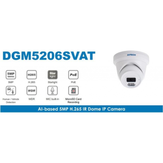 AVTECH DGM5206SVAT - 5MPX IP Dome kamera
