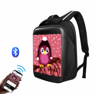 OXE LED Smart batoh s displejem, černý