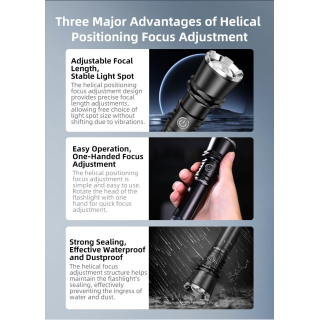 Vysoko výkonná taktická lampa Klarus A3 Pro