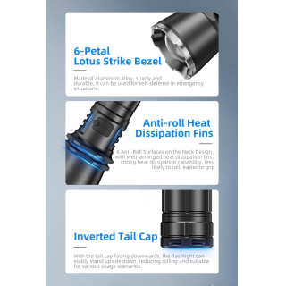 Vysoko výkonná taktická lampa Klarus A3 Pro