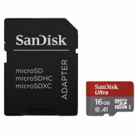 Pamäťová karta SanDisk MicroSDHC 16GB Ultra A1 UHS-I + SD adaptér