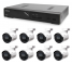 Kamerový set 1x AVTECH NVR AVH2109AX a 8x 2MPX IP Bullet kamera AVTECH DGM2103ASVP 