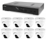 Kamerový set 1x AVTECH NVR AVH2109AX a 8x 2MPX IP Dome kamera AVTECH DGM2203ASVSEP + 8x Kabel UTP 1x RJ45 - 1x RJ45 Cat5e 15m! 