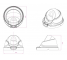 Kamerový set 1x AVTECH DVR DGD1005AV a 4x 5MPX Dome kamera AVTECH DGC5205TSE
