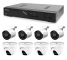 Kamerový set 1x AVTECH NVR AVH2109AX, 4x 2MPX IP Bullet kamera AVTECH DGM2103ASVP a 4x 2MPX IP Dome kamera AVTECH DGM2203ASVSEP + 8x Kabel UTP 1x RJ45 - 1x RJ45 Cat5e 15m! 