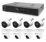 Kamerový set 1x AVTECH NVR AVH2109AX, 2x 2MPX IP Bullet kamera AVTECH DGM2103ASVP a 2x 2MPX IP Dome kamera AVTECH DGM2203ASVSEP + 4x Kabel UTP 1x RJ45 - 1x RJ45 Cat5e 15m! 