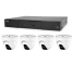 Kamerový set 1x AVTECH NVR AVH2109AX a 4x 2MPX IP Dome kamera AVTECH DGM2203ASVSEP + 4x Kabel UTP 1x RJ45 - 1x RJ45 Cat5e 15m!