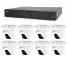 Kamerový set 1x AVTECH NVR AVH2109AX a 8x 2MPX IP Dome kamera AVTECH DGM2203ASVSEP + 8x Kabel UTP 1x RJ45 - 1x RJ45 Cat5e 15m!