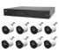 Kamerový set 1x AVTECH NVR AVH2109AX a 8x 2MPX IP Bullet kamera AVTECH DGM2103ASVP