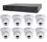 Kamerový set 1x AVTECH NVR AVH2109AX a 8x 5MPX IP Dome kamera AVTECH DGM5206SVAT
