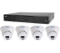 Kamerový set 1x AVTECH NVR AVH2109AX a 4x 5MPX IP Dome kamera AVTECH DGM5206SVAT 